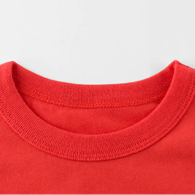 Solid Color Cotton T-Shirts for Kids and Toddlers