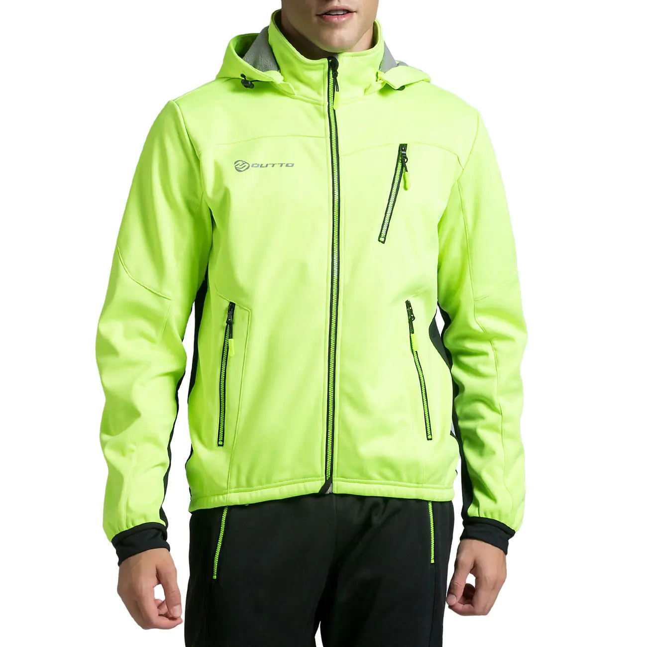 Men's Fleece Cycling Jacket for Autumn and Winter