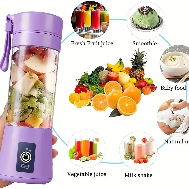 Mini Electric Citrus Juice Blender with USB Charging