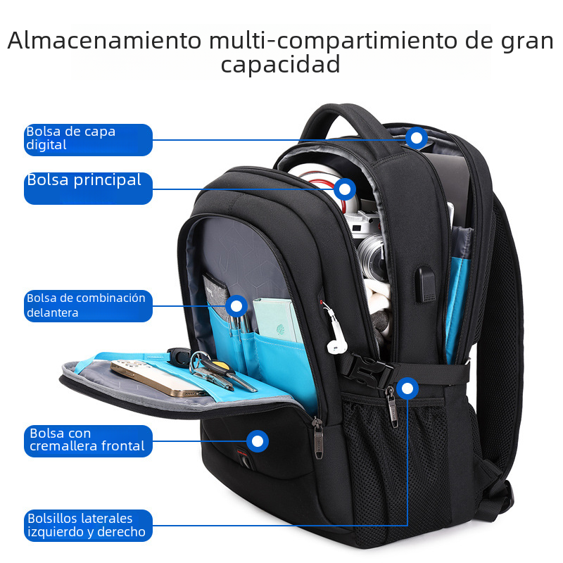 Men's Multifunctional Large Capacity Backpack