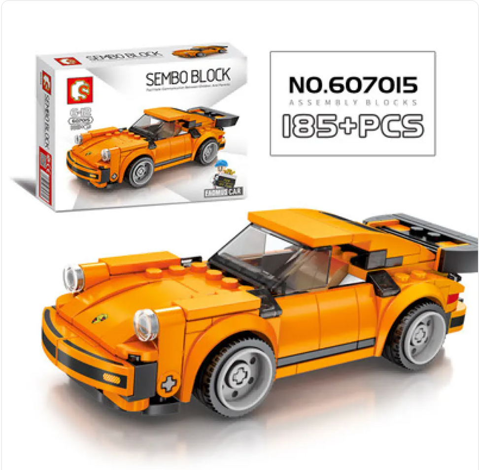 City Racing Building Blocks Set - Educational Car Story Toys for Children