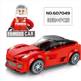 City Racing Building Blocks Set - Educational Car Story Toys for Children