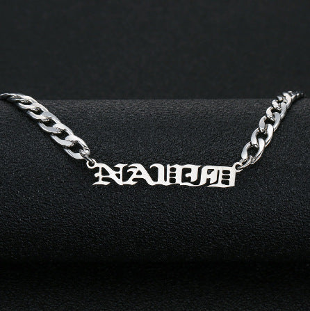 Custom Stainless Steel Name Necklace for Women