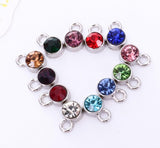 Customized Birthstone Necklace with Heart and Letter