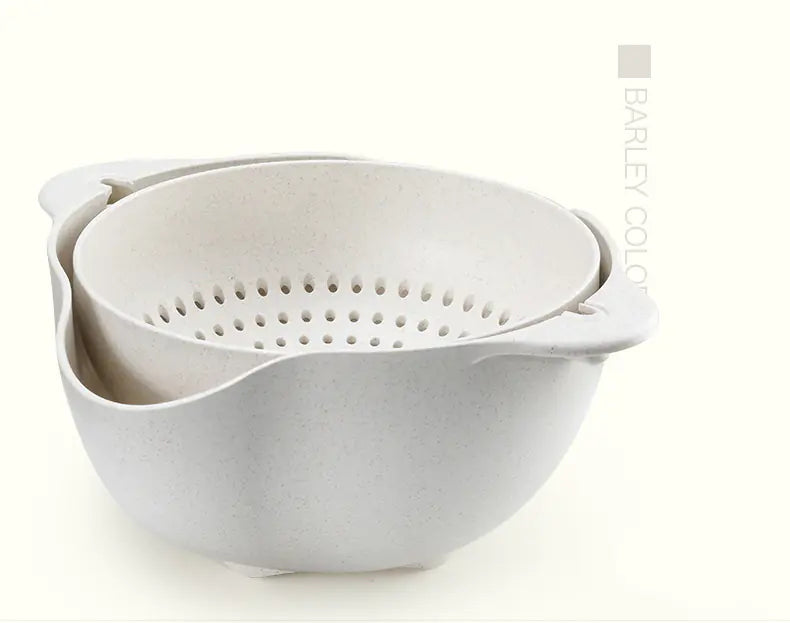 Vegetable Washing Basket and Draining Colander