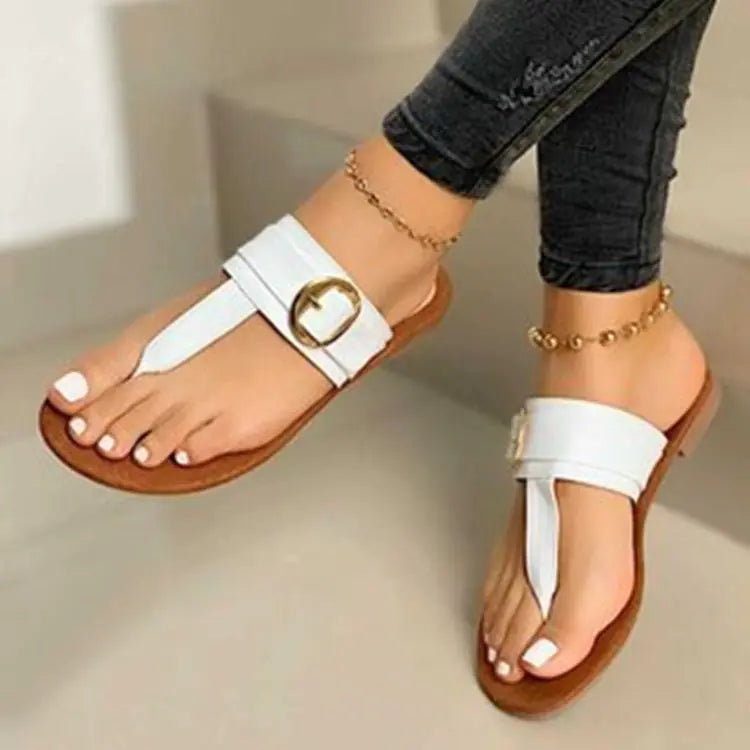 2020 Women's Summer Flat Thong Sandals - Stylish Comfort