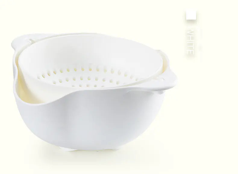 Vegetable Washing Basket and Draining Colander