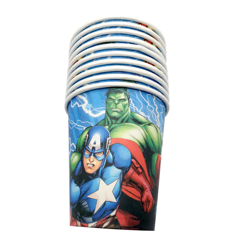 Avengers Captain America Birthday Party Decor Supplies