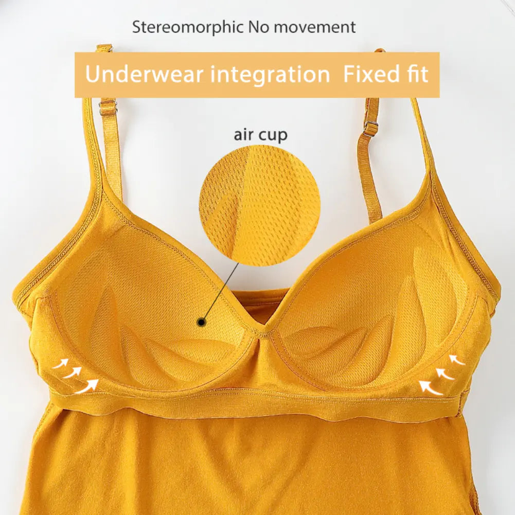 Women's V-neck Soft Breathable Padded Sling Top