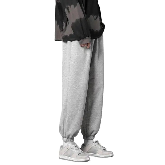 Men's Casual Loose Ice Silk 3/4 Pants for Spring/Summer