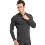 Men's Plush Thermal Underwear Set with Pants