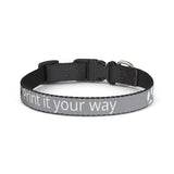 Custom Clip-On Pet Collar — Personalized Printed Dog Collar ("Print it your way")