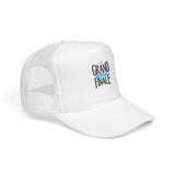 Grand Finale Trucker Hat — Foam Mesh Baseball Cap with 'Grand Finale' Embroidery
