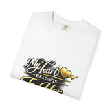 My Heart Belongs To Her T-Shirt — Romantic Couples Tee