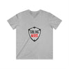 V-Neck Tee — Survivor of the Sibling Wars Shield Design