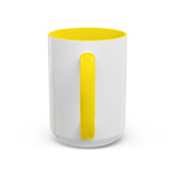 Accent Coffee Mug — Customizable "Print It Your Way" Black-Accent Ceramic Mug (11/15oz)