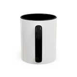Accent Coffee Mug — Customizable "Print It Your Way" Black-Accent Ceramic Mug (11/15oz)