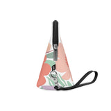 Floral Portrait Makeup Bag — Cute Blossoms Cosmetic Pouch