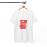 Pressure Creates Leaders T-Shirt — Motivational Graphic Tee for Leaders & Entrepreneurs