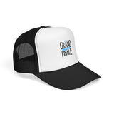 Grand Finale Trucker Hat — Foam Mesh Baseball Cap with 'Grand Finale' Embroidery