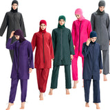 2019 Women's Lightweight Modest Swimwear Set with Hoodie