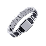 Men's High-End Carbon Fiber Titanium Steel Bracelet