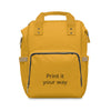 Customizable Diaper Backpack – Multifunctional Baby Changing Bag with Front Pocket