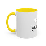 Accent Coffee Mug — Customizable "Print It Your Way" Black-Accent Ceramic Mug (11/15oz)