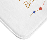 Happy Birthday Best Dad Bath Mat — Decorative Father’s Day Birthday Gift