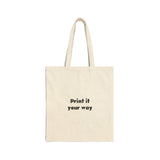 Canvas Tote Bag — "You Won My Heart" Valentine Tic-Tac-Toe Gift Tote