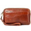Multifunctional Leather Men's Hand Wallet with Handle