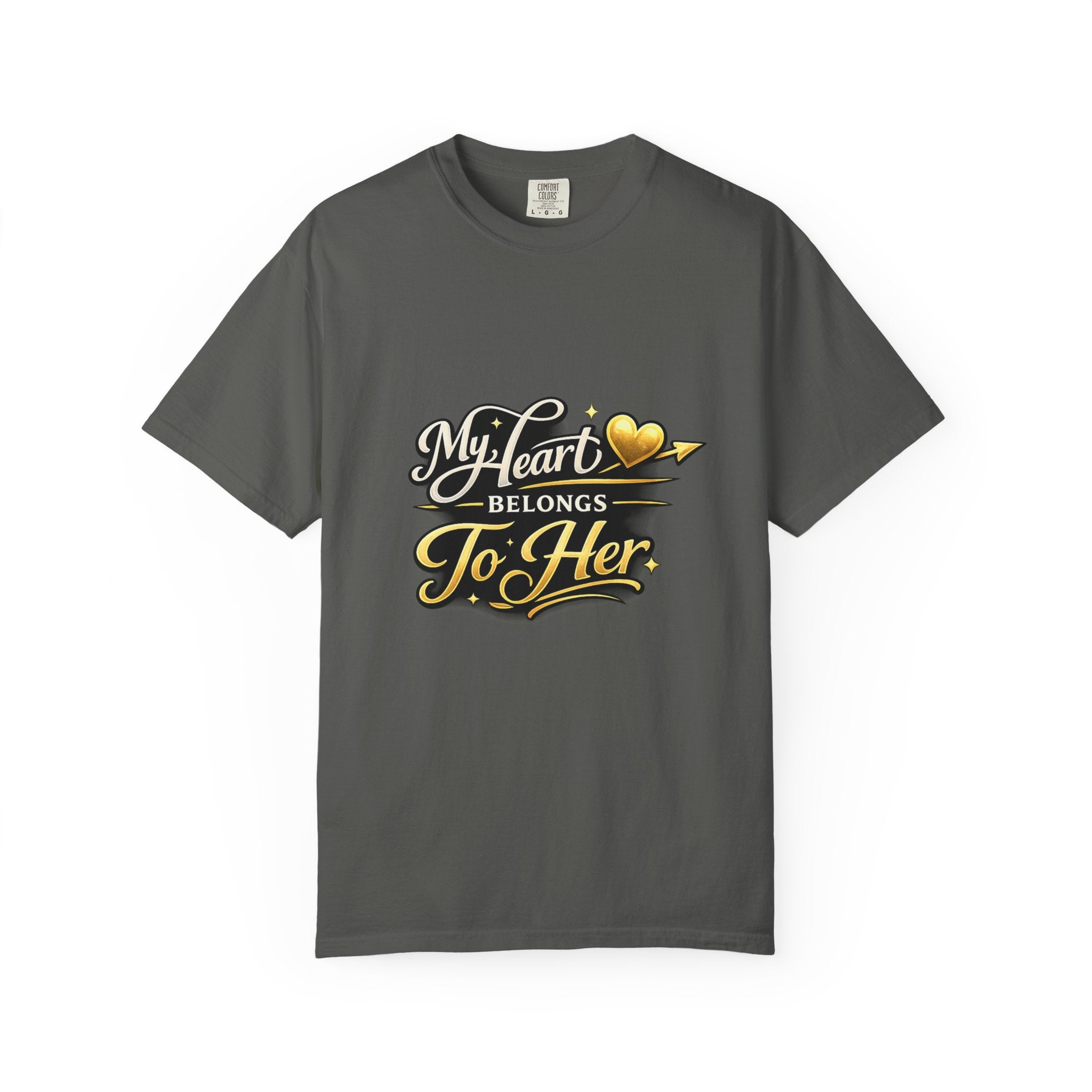 My Heart Belongs To Her T-Shirt — Romantic Couples Tee