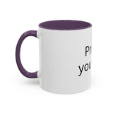 Accent Coffee Mug — Customizable "Print It Your Way" Black-Accent Ceramic Mug (11/15oz)