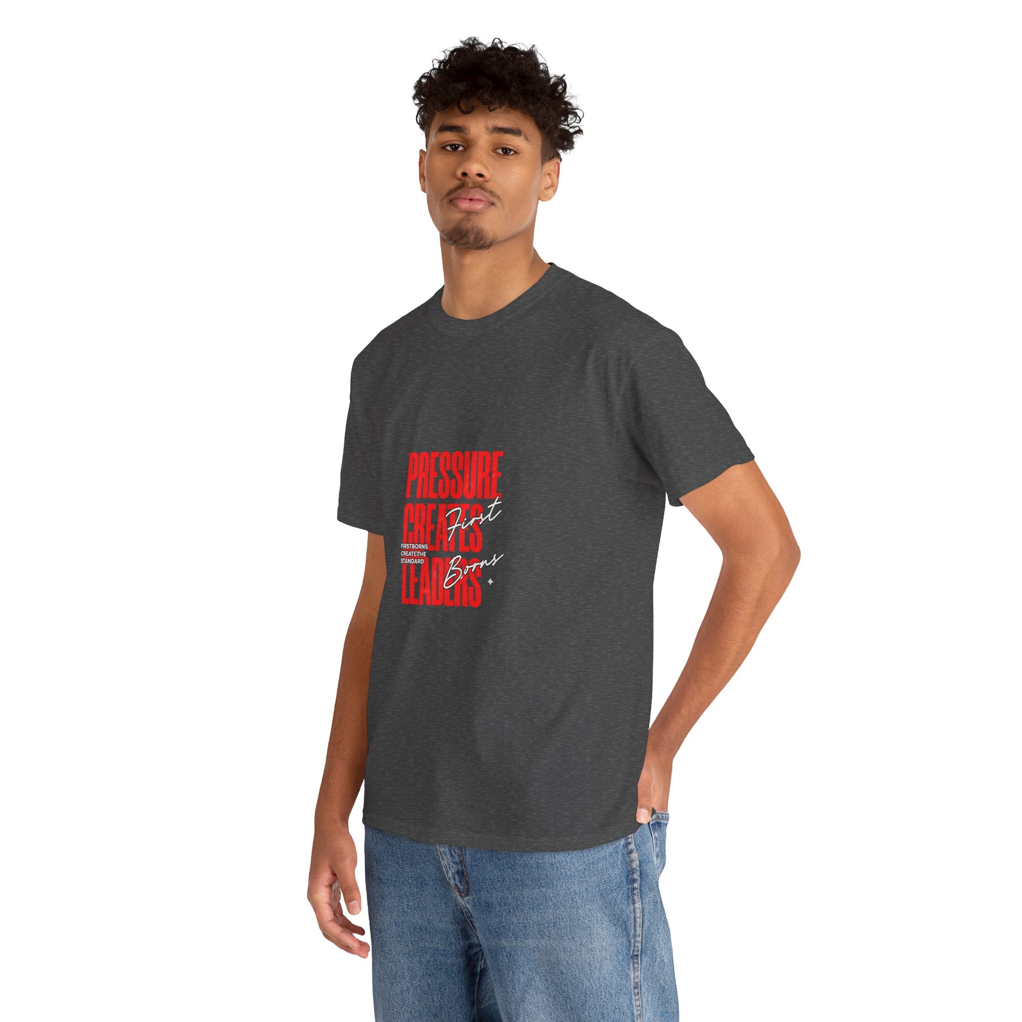 Pressure Creates Leaders T-Shirt — Motivational Graphic Tee for Leaders & Entrepreneurs