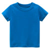 Solid Color Cotton T-Shirts for Kids and Toddlers