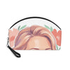 Floral Portrait Makeup Bag — Cute Blossoms Cosmetic Pouch