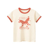 Children's Casual Cotton Short-Sleeved T-Shirt (1-9T)