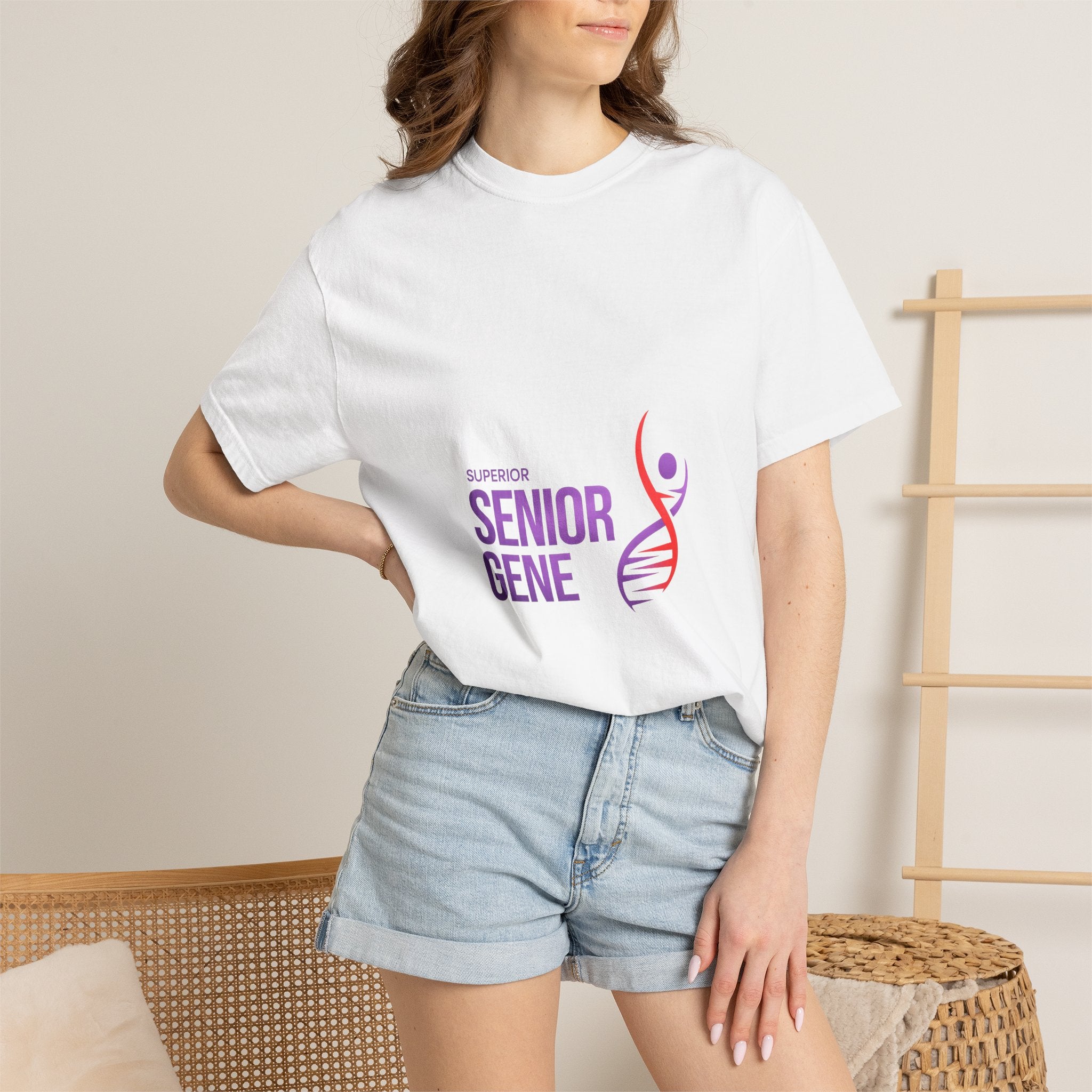 Senior Gene T-Shirt — Funny Graduation DNA Graphic Tee for Seniors