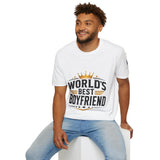 World's Best Boyfriend T-Shirt — Crowned Retro Badge