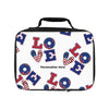 Patriotic LOVE Lunch Bag — Personalized 4th of July Kids & Adult Lunchbox