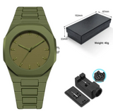 Men's Retro Arabic Digital Quartz Watch