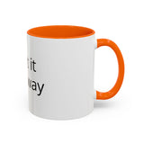 Accent Coffee Mug — Customizable "Print It Your Way" Black-Accent Ceramic Mug (11/15oz)