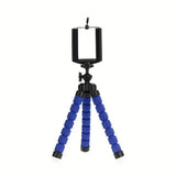 Portable Flexible Octopus Tripod with Phone Clip Mount