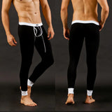 Men's Fashion Warm Long Johns with Penis Bag Tights