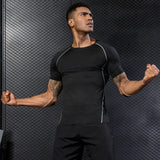 Men's Tight-Fitting Long Sleeve Sports Training Shirt
