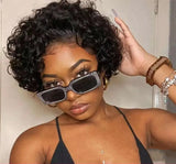 Small Curly Wig for Women - European & American Style