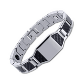 Men's High-End Carbon Fiber Titanium Steel Bracelet
