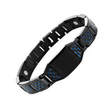 Men's High-End Carbon Fiber Titanium Steel Bracelet