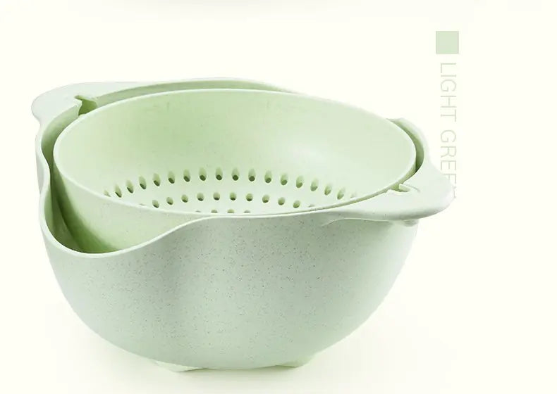 Vegetable Washing Basket and Draining Colander
