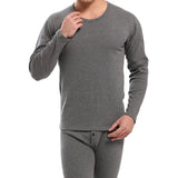 Men's Plush Thermal Underwear Set with Pants
